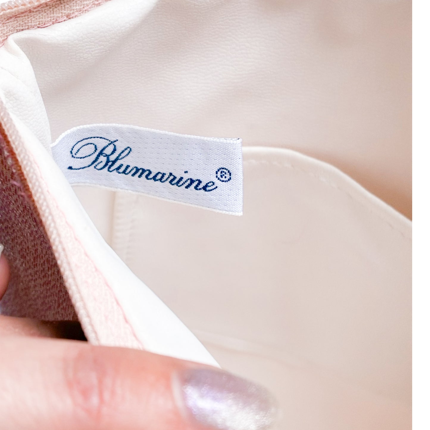 Blumarine 90s Iridescent Floral Bag