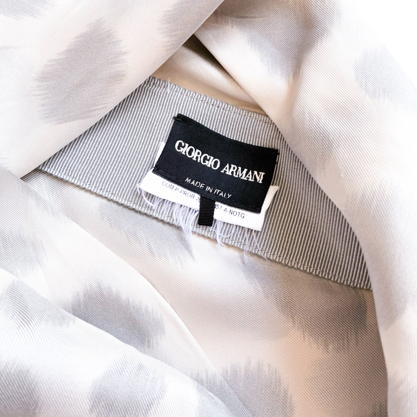 Giorgio Armani S/S 2015 rare silk fringed wrap skirt – runway