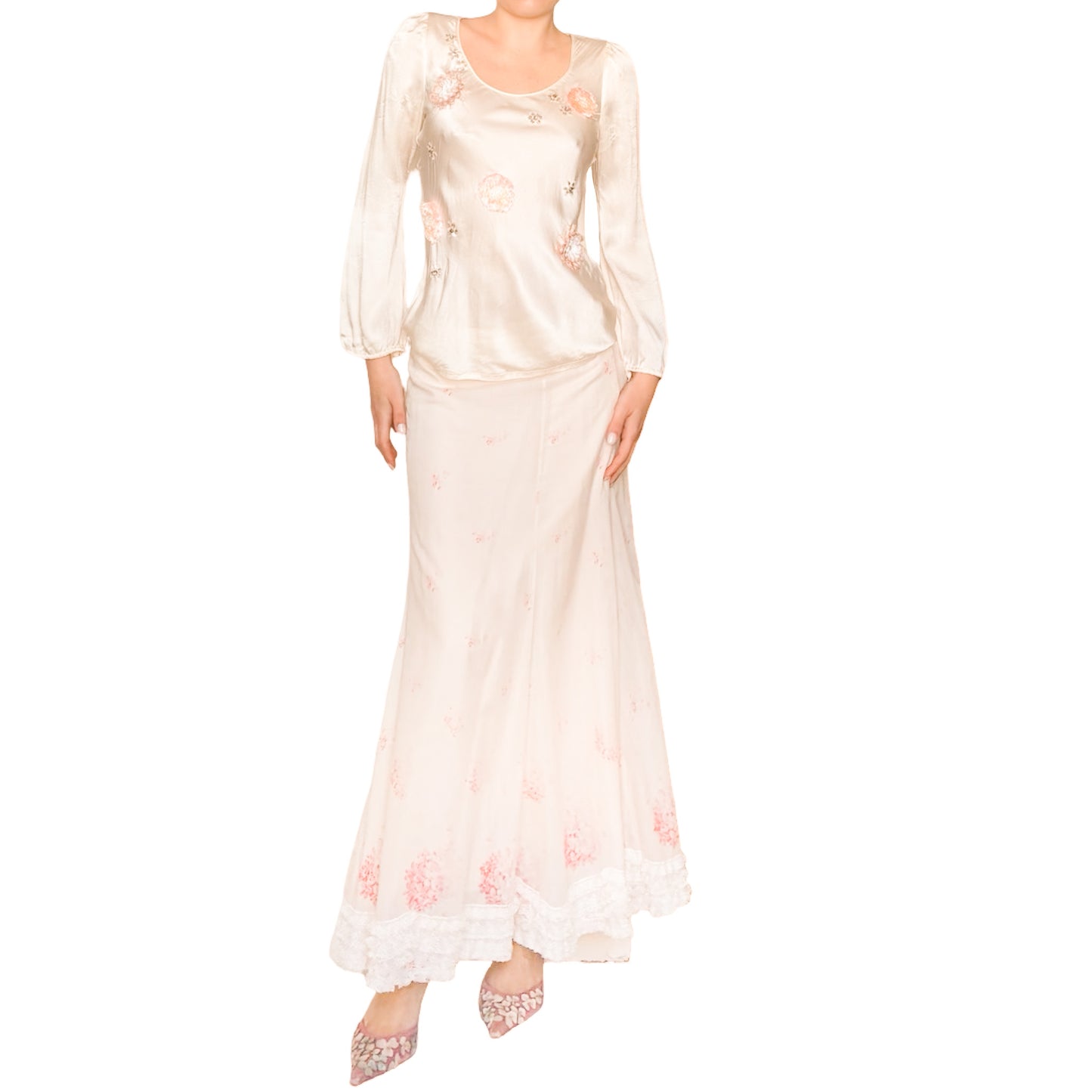 Ralph Lauren VTG Cottage Maxi Skirt