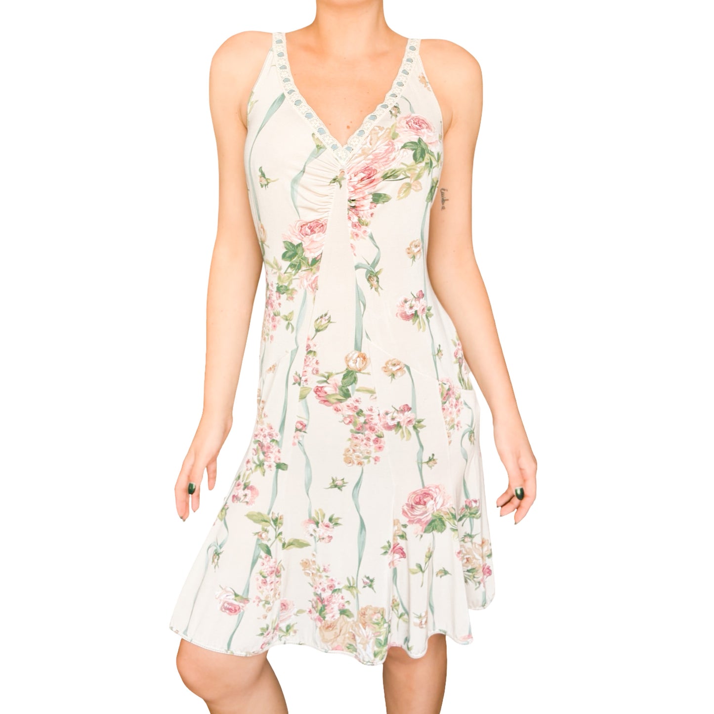 Blumarine S/S 2006 floral coquette dress - documented