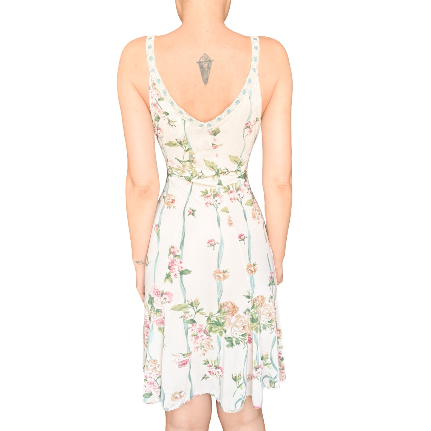 Blumarine S/S 2006 floral coquette dress - documented