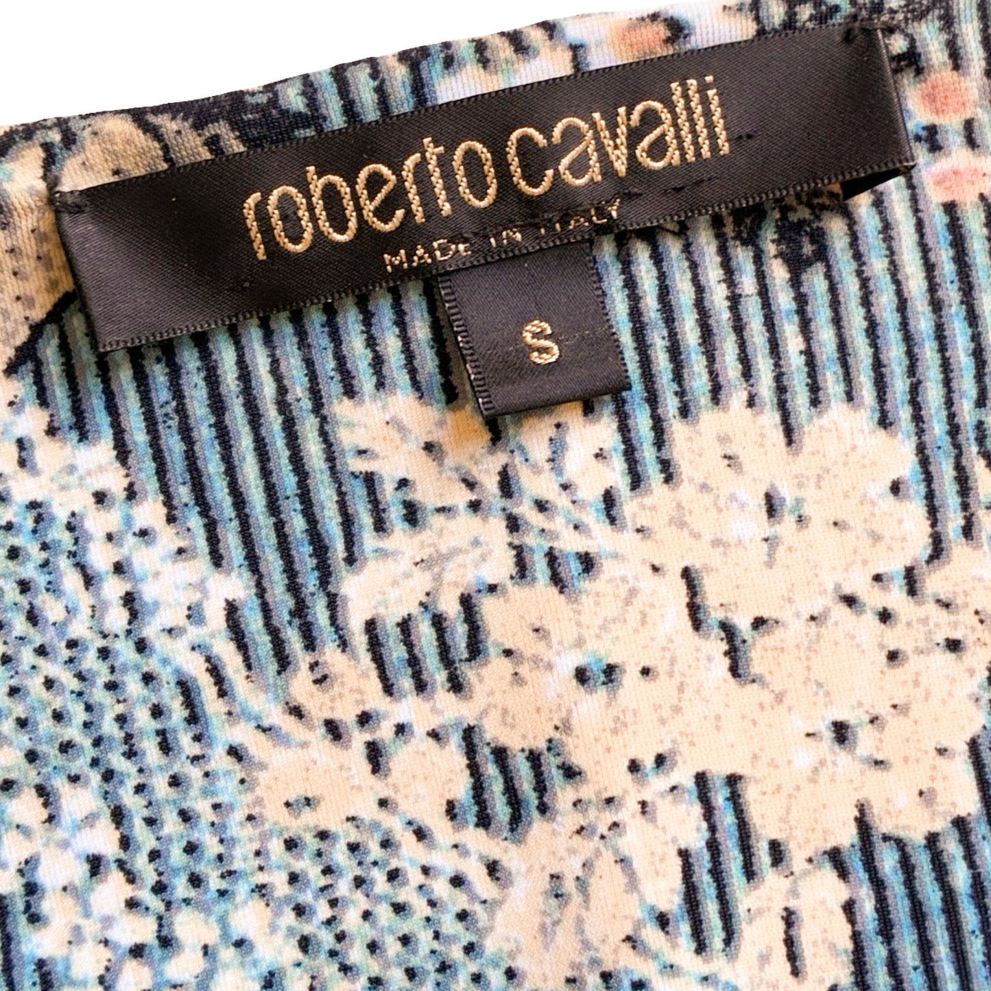Roberto Cavalli F/W 2002 Patchwork Dress - documented