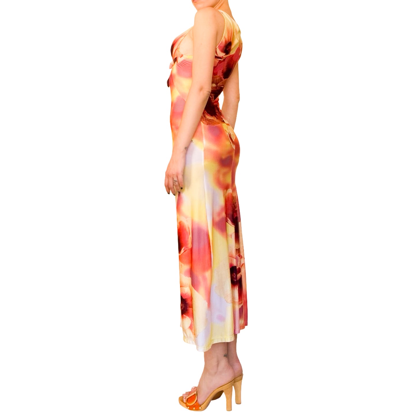 Roberto Cavalli 2002 Poppies Iconic Dress - runway