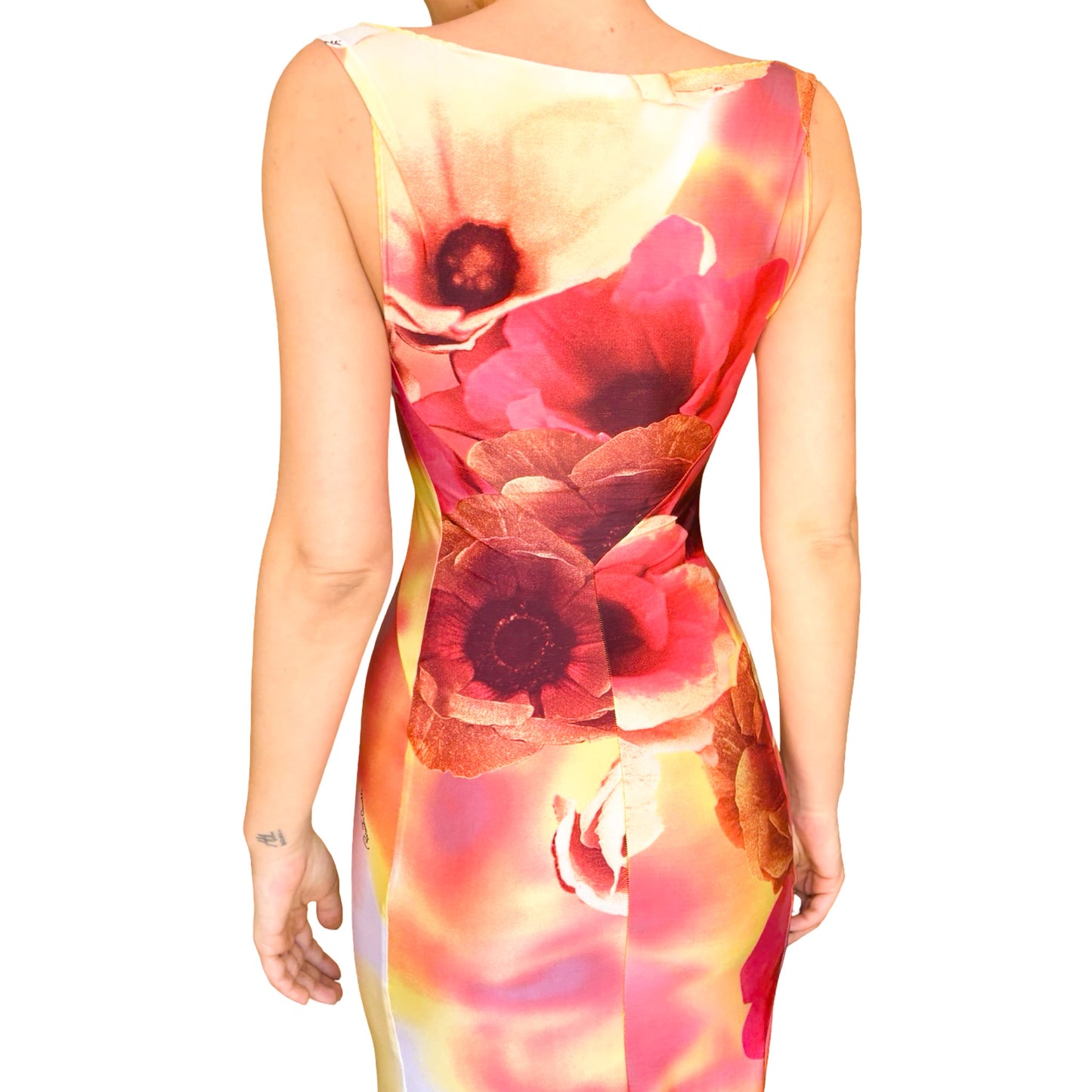 Roberto Cavalli 2002 Poppies Iconic Dress - runway