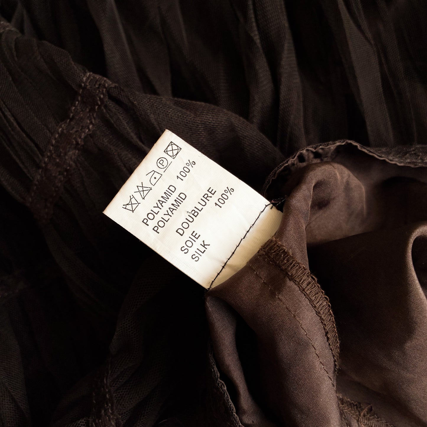 Luxury French designer VTG fairy silk skirt