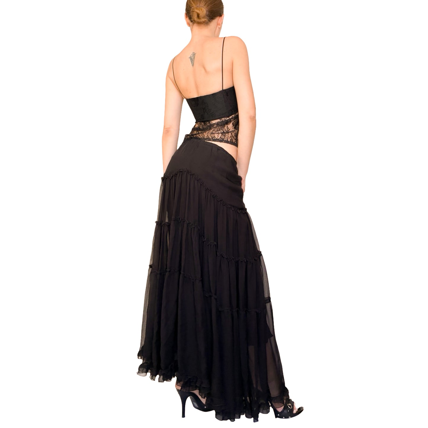 Valentino 2002 lace bustier