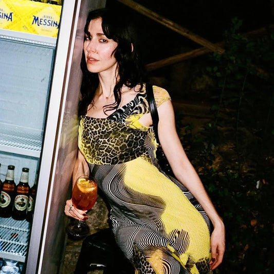 Roberto Cavalli (Class) Y2K mesh psychedelic