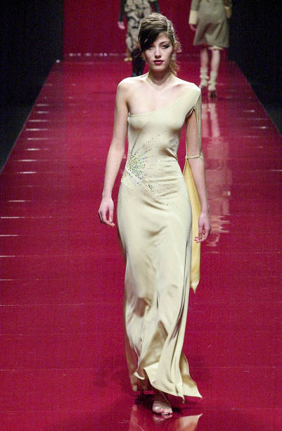 Lolita Lempicka 2001 asymmetrical dress - runway