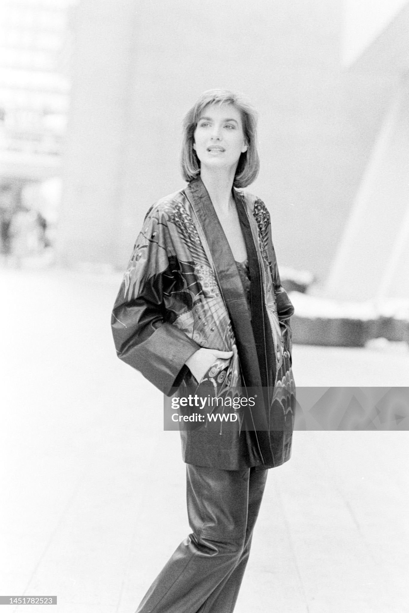 Roberto Cavalli F/W 1986 butterfly leather dress