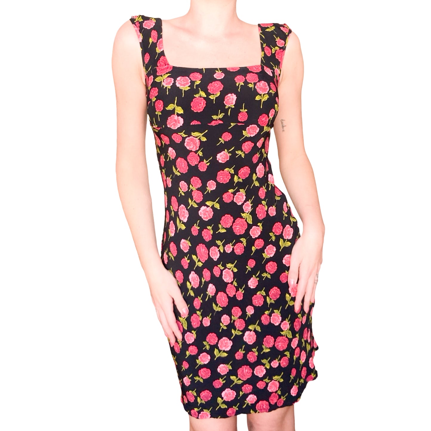 Betsey Johnson 1999 iconic roses print dress