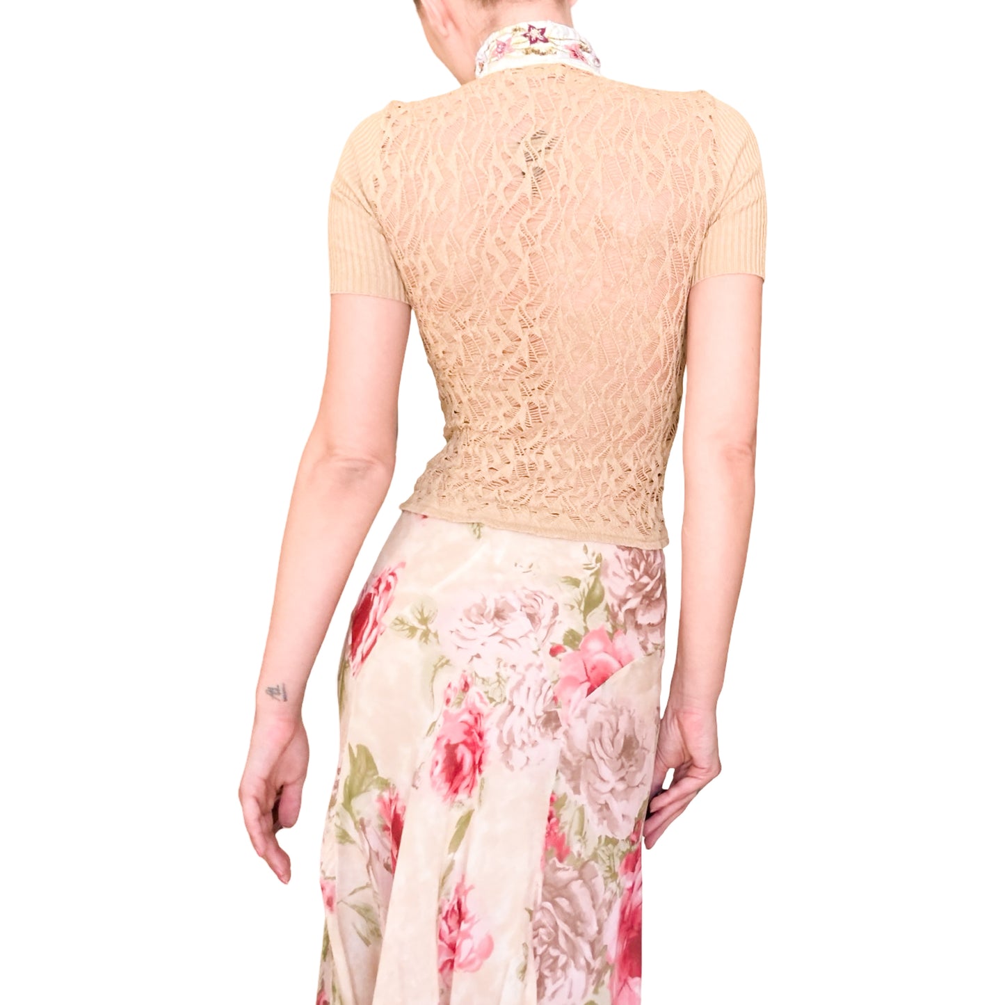 Blumarine S/S 2003 runway mandarin top