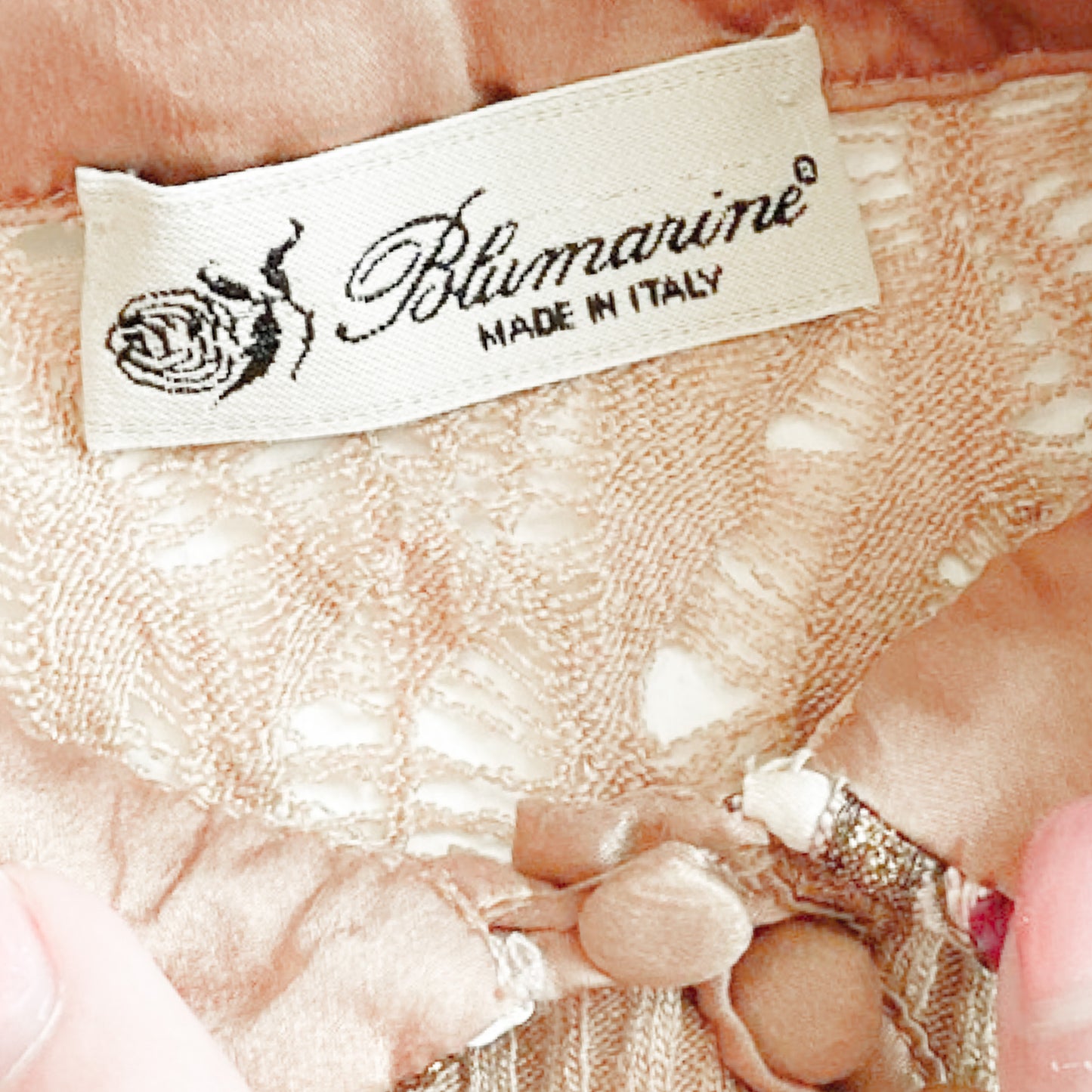 Blumarine S/S 2003 runway mandarin top