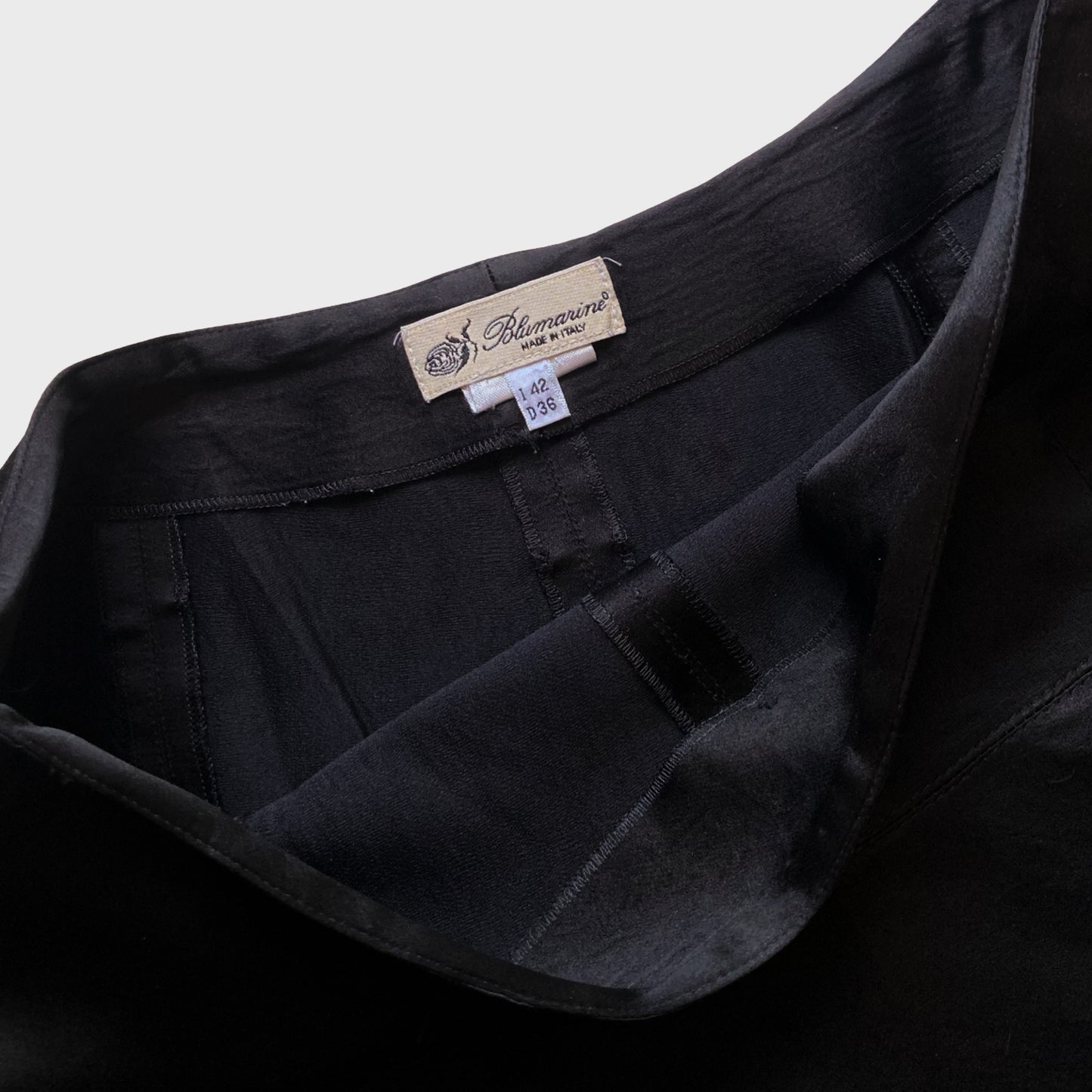 Blumarine S/S 2003 eyelet silk skirt - runway