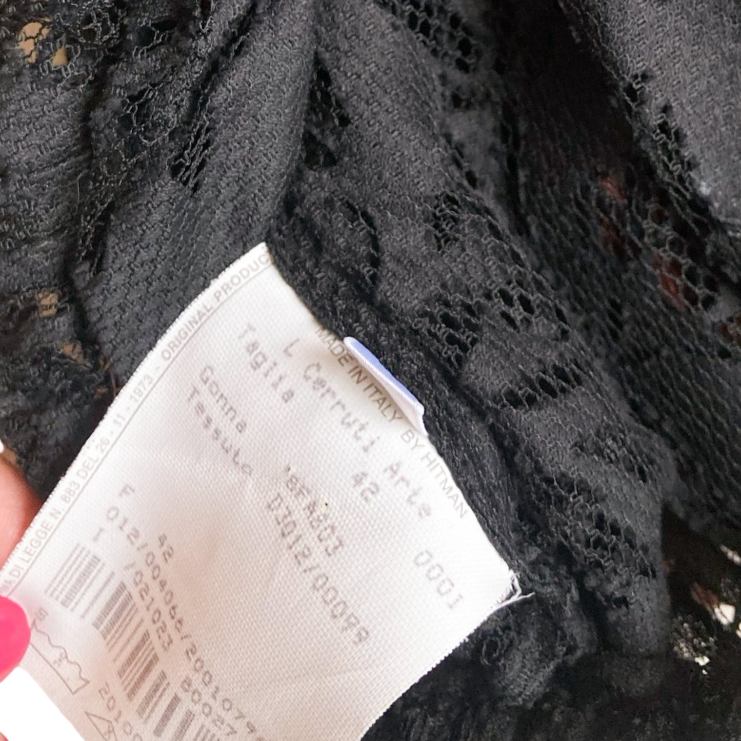 Cerruti Arte S/S 2001 runway skirt