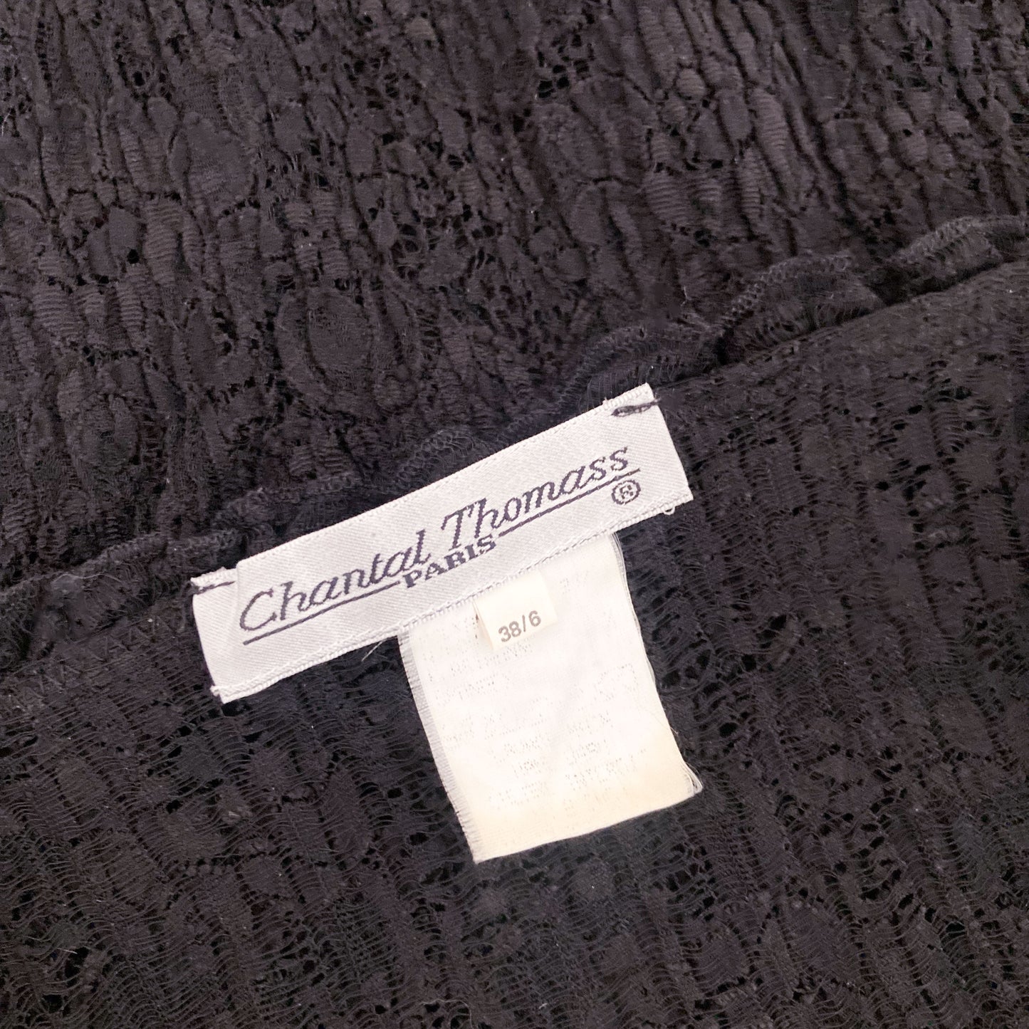 Chantal Thomass 1990s lace mini dress