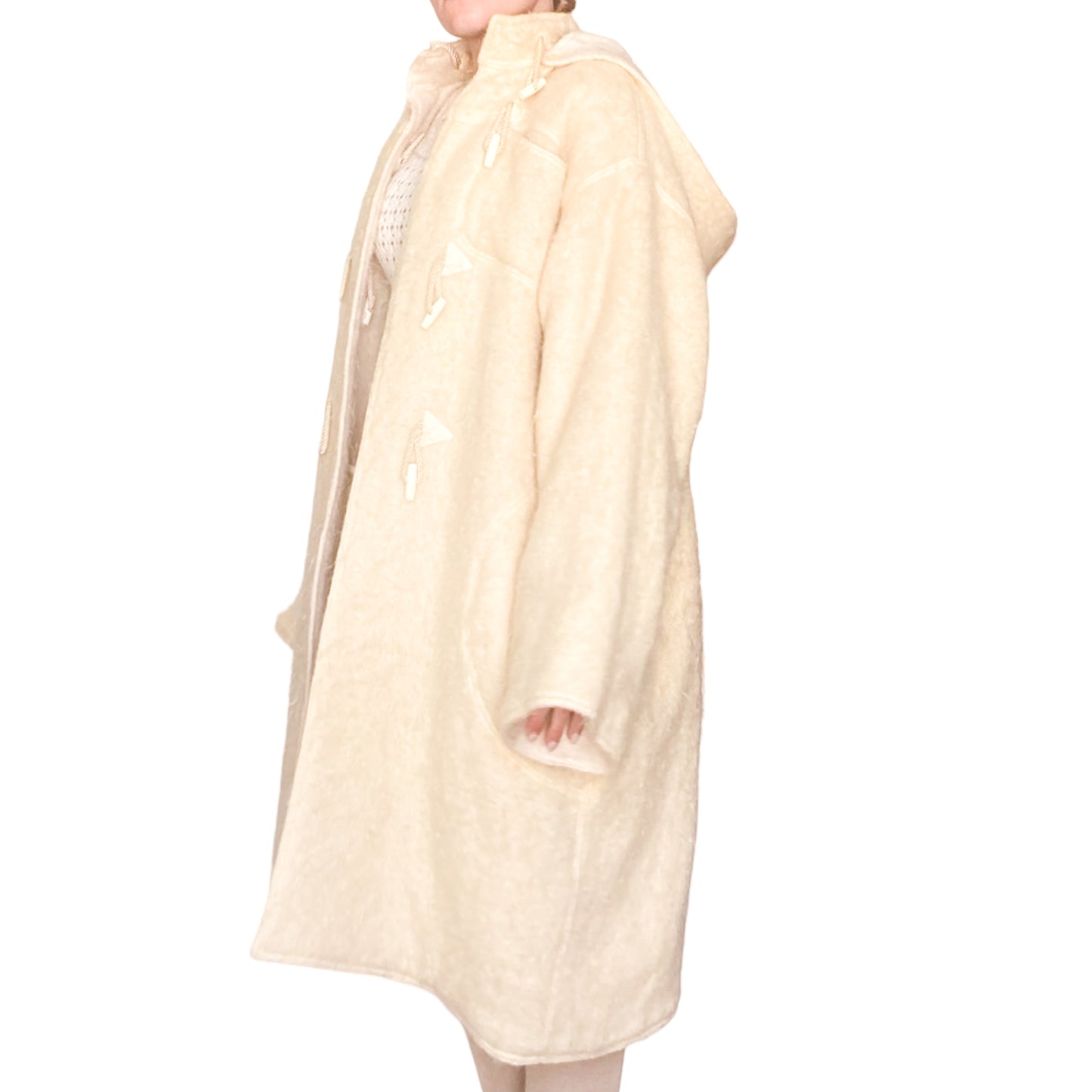 Chantal Thomass F/W 1984 Peigné Wool Reversible Coat (Runway)