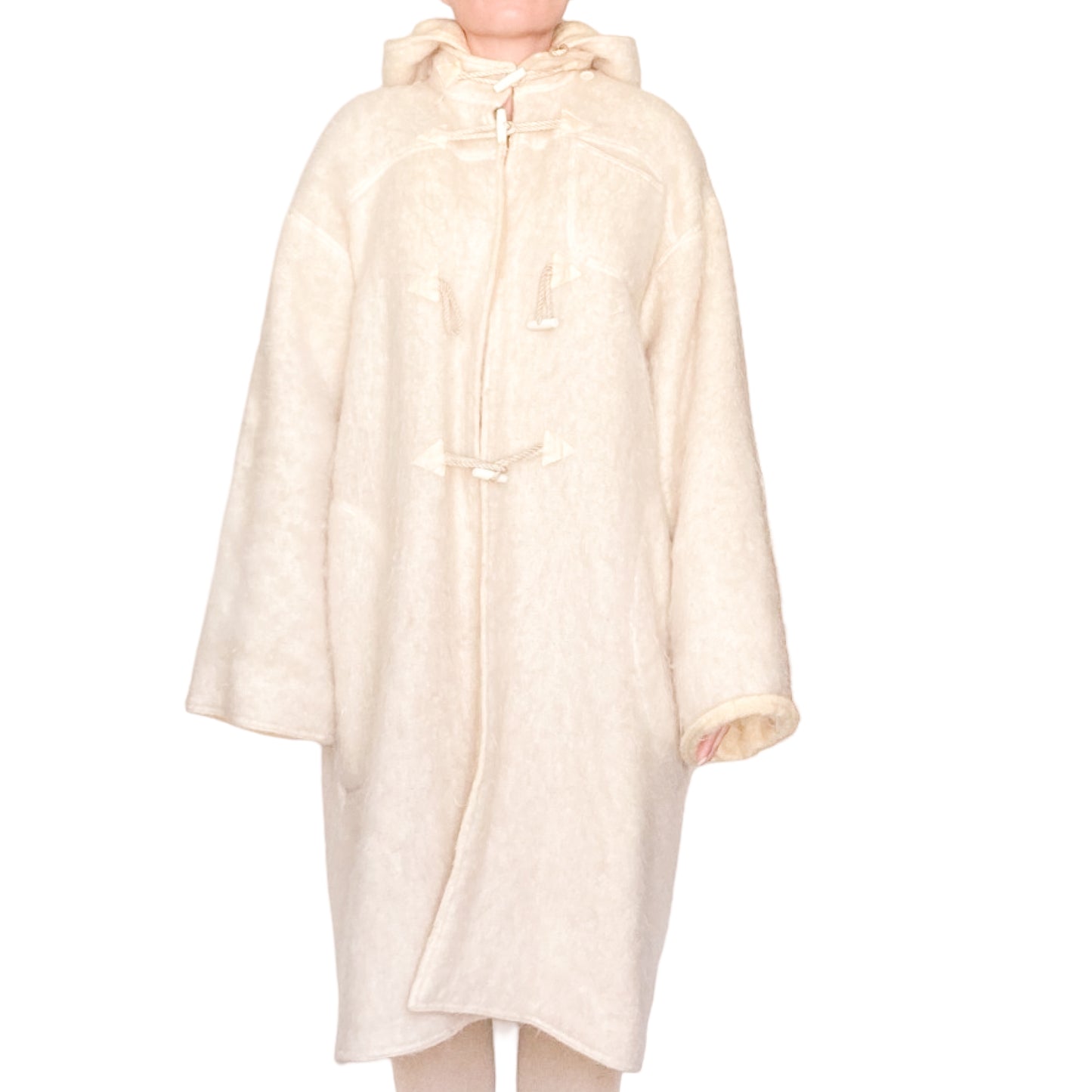 Chantal Thomass F/W 1984 Peigné Wool Reversible Coat (Runway)