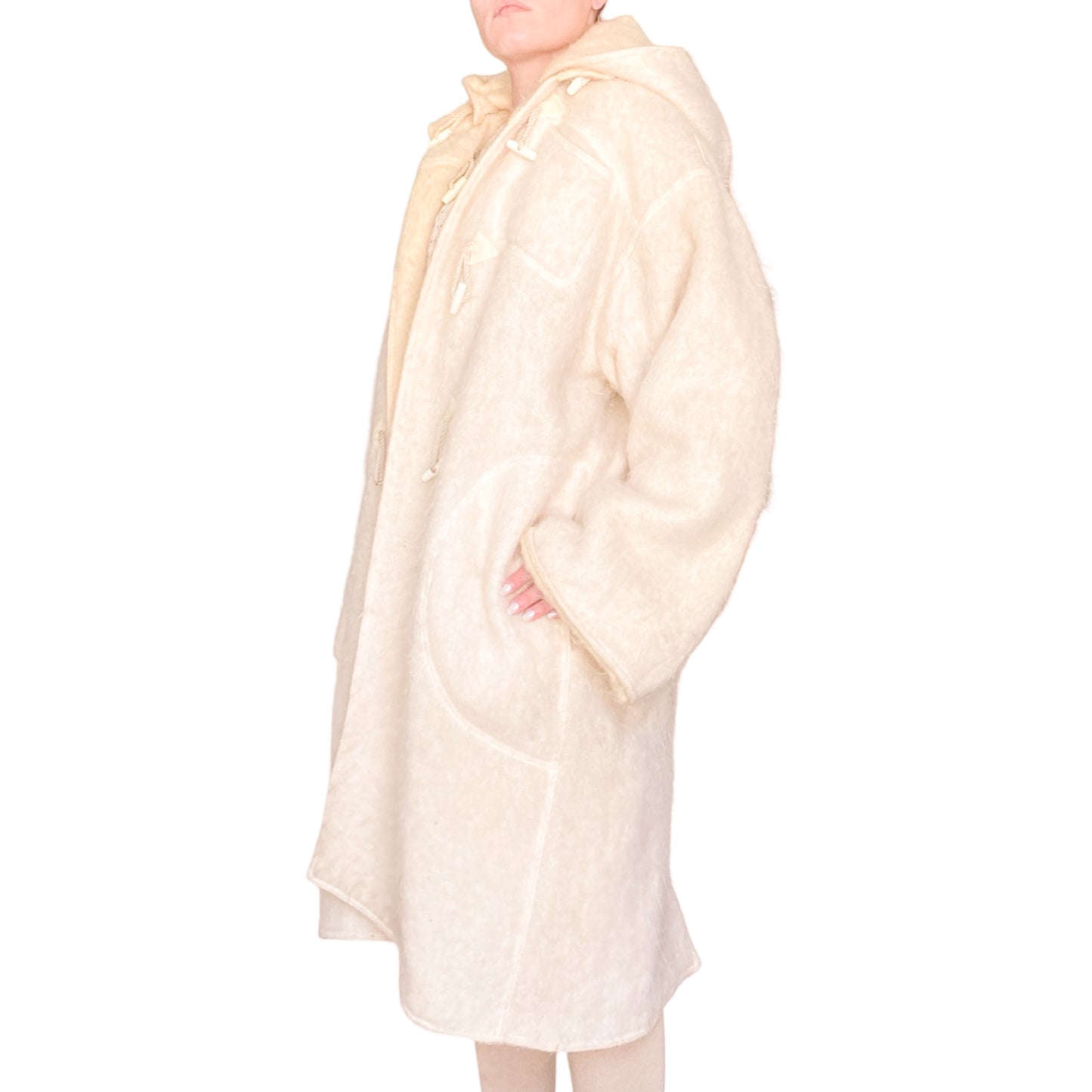 Chantal Thomass F/W 1984 Peigné Wool Reversible Coat (Runway)