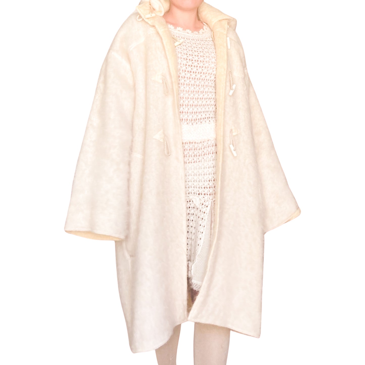 Chantal Thomass F/W 1984 Peigné Wool Reversible Coat (Runway)