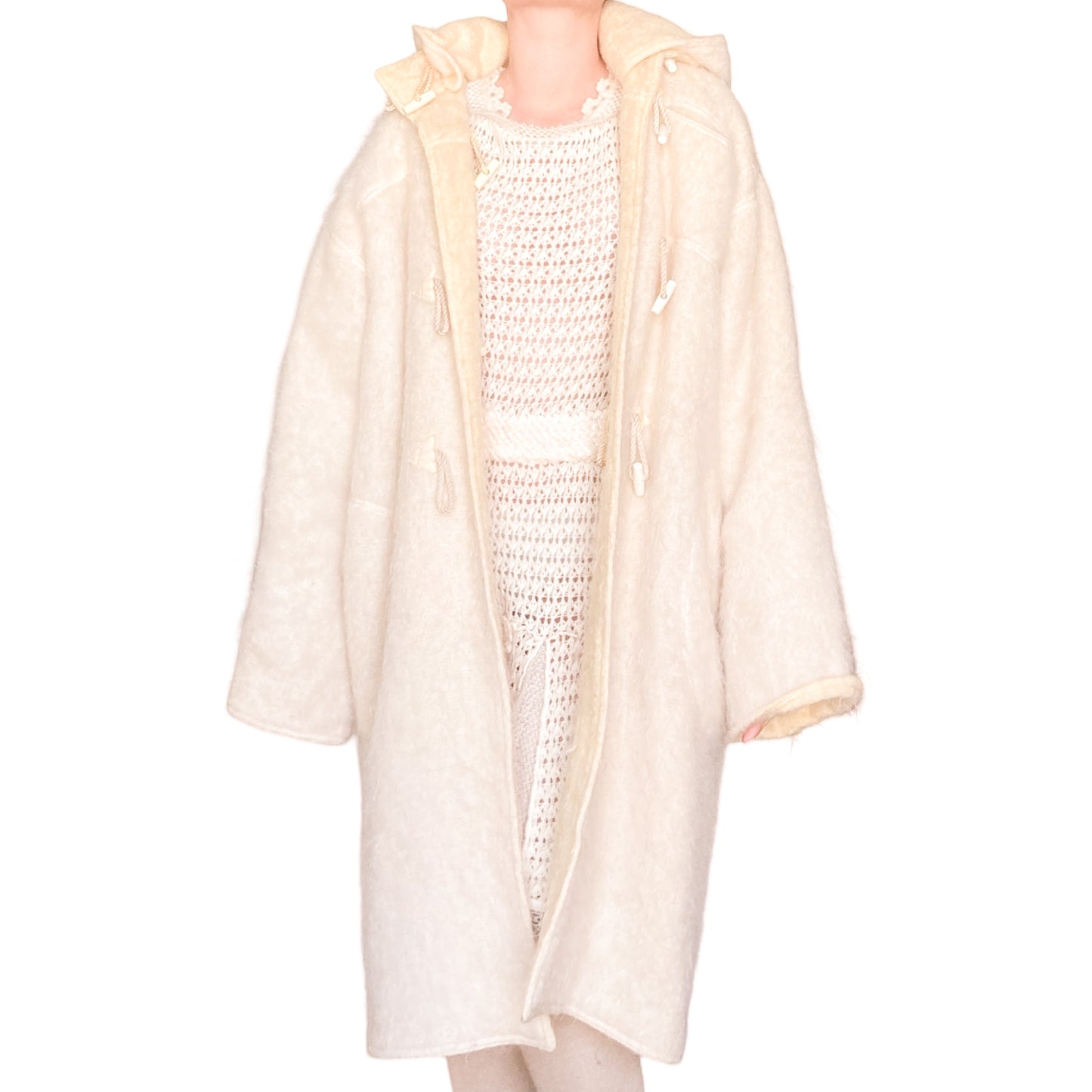 Chantal Thomass F/W 1984 Peigné Wool Reversible Coat (Runway)