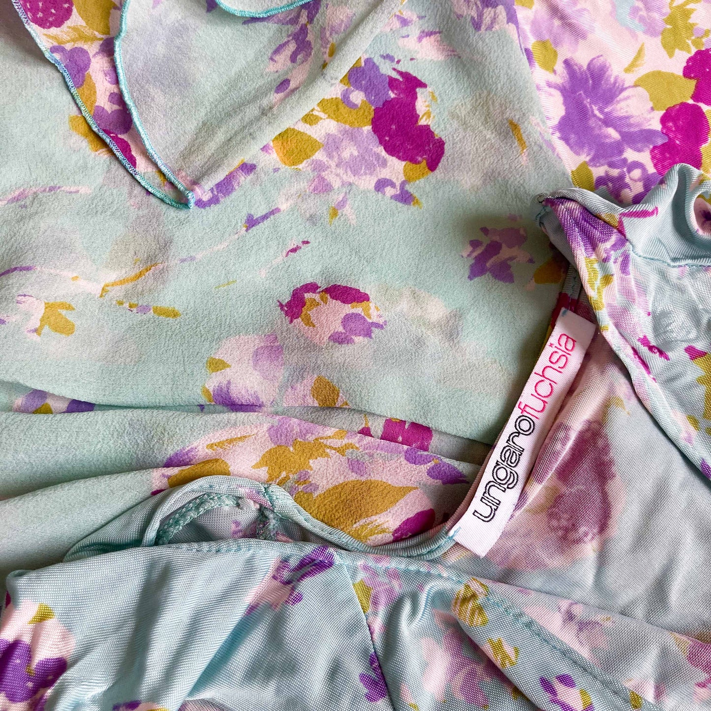 Emanuel Ungaro 2000's bodycon floral dress