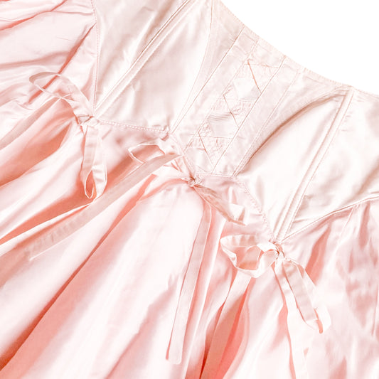 Versus by Gianni Versace S/S 1995 boned silk skirt