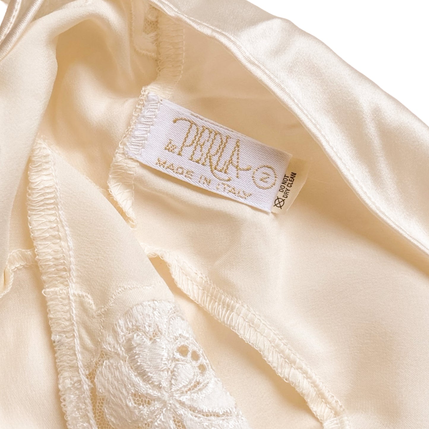 La Perla (golden label) 1992 silk slip dress