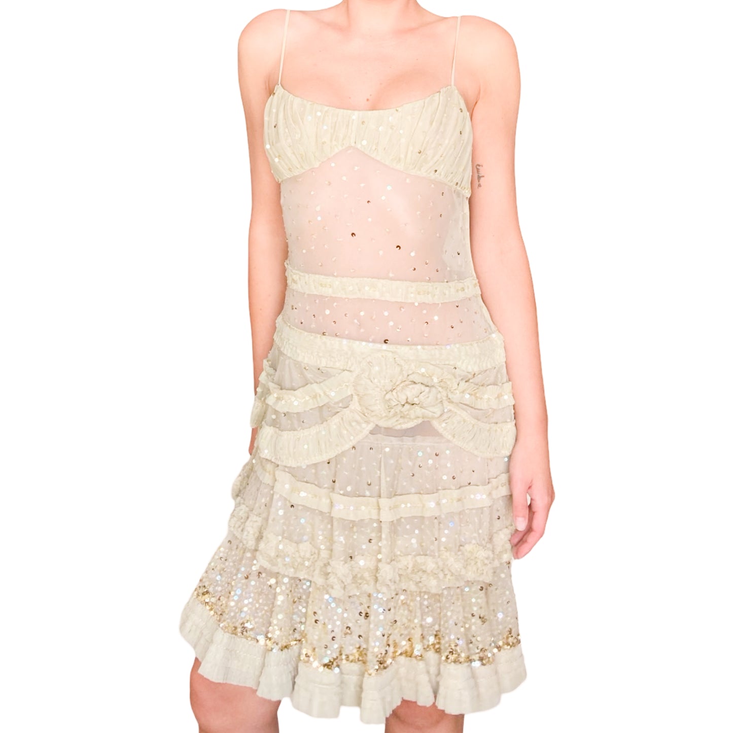 Moschino S/S 2006 runway sparkly dress