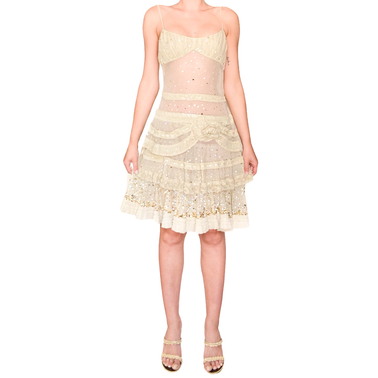 Moschino S/S 2006 runway sparkly dress