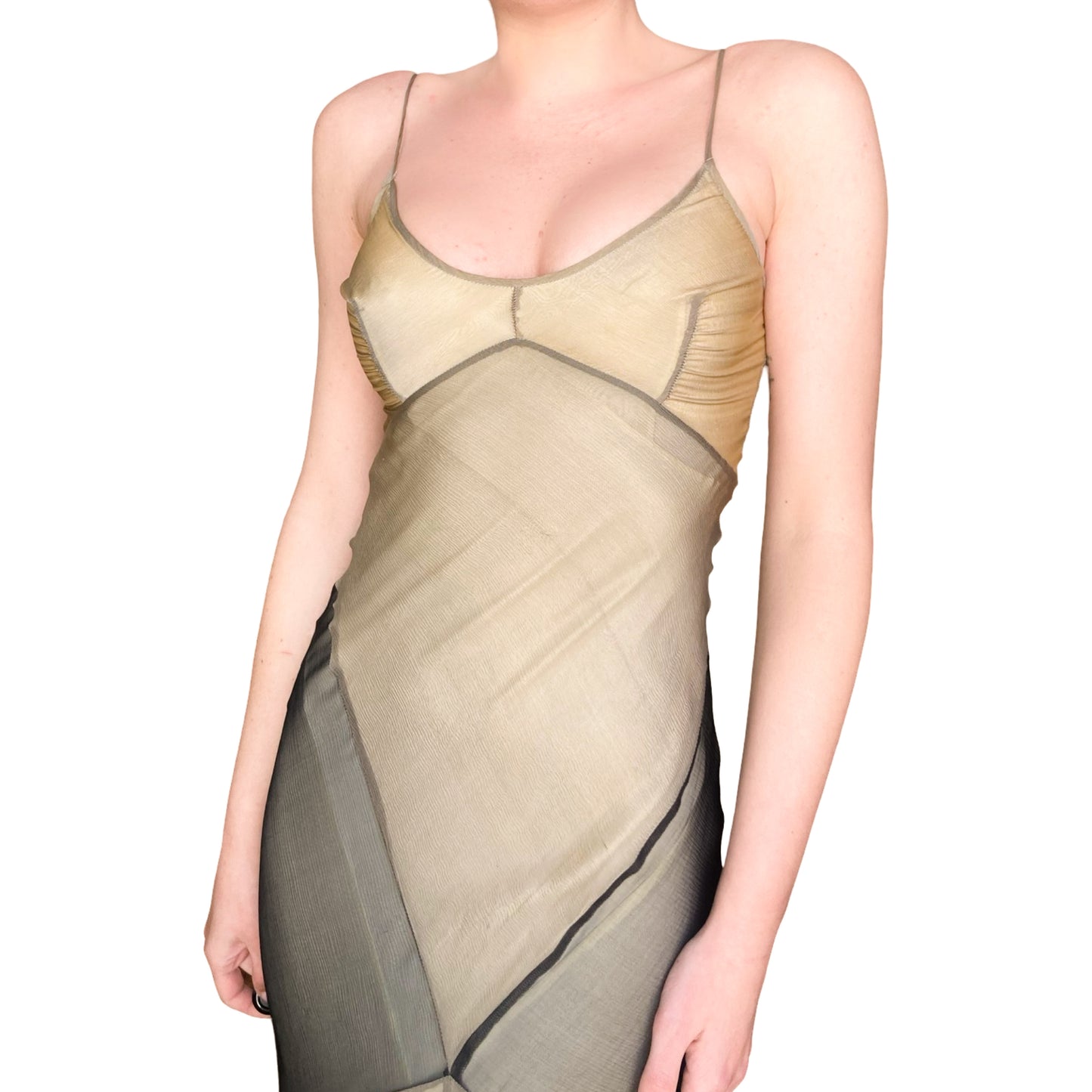 Plein Sud 1999 Silk Bias Cut Dune Dress - documented