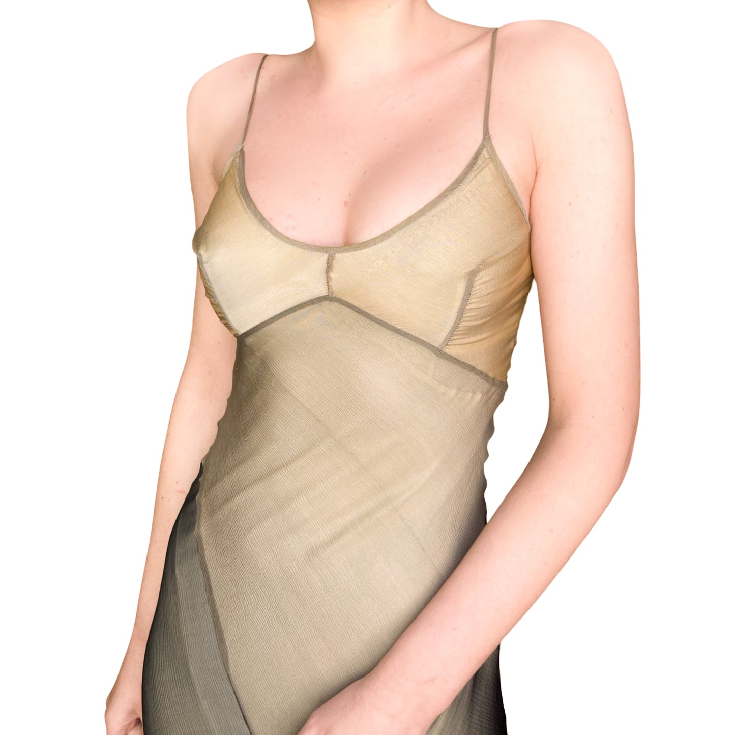 Plein Sud 1999 Silk Bias Cut Dune Dress - documented