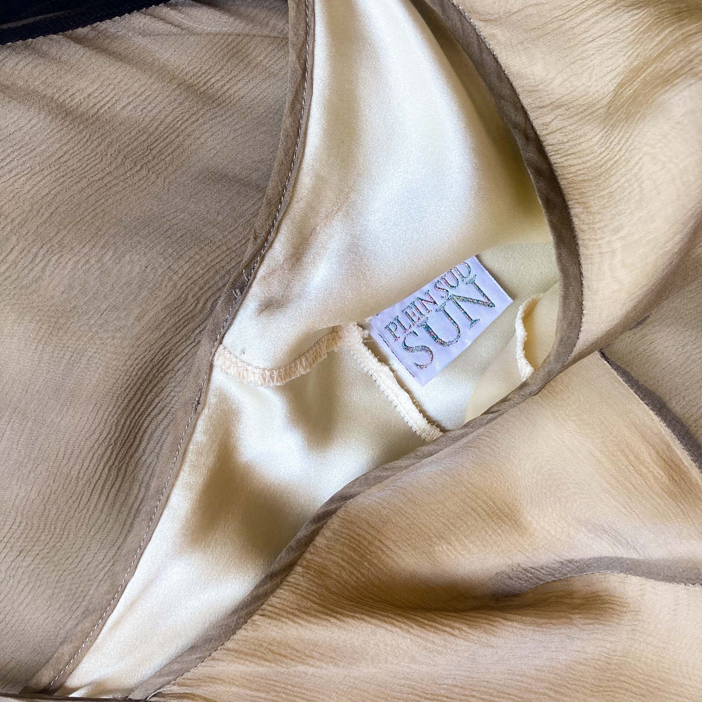 Plein Sud 1999 Silk Bias Cut Dune Dress - documented