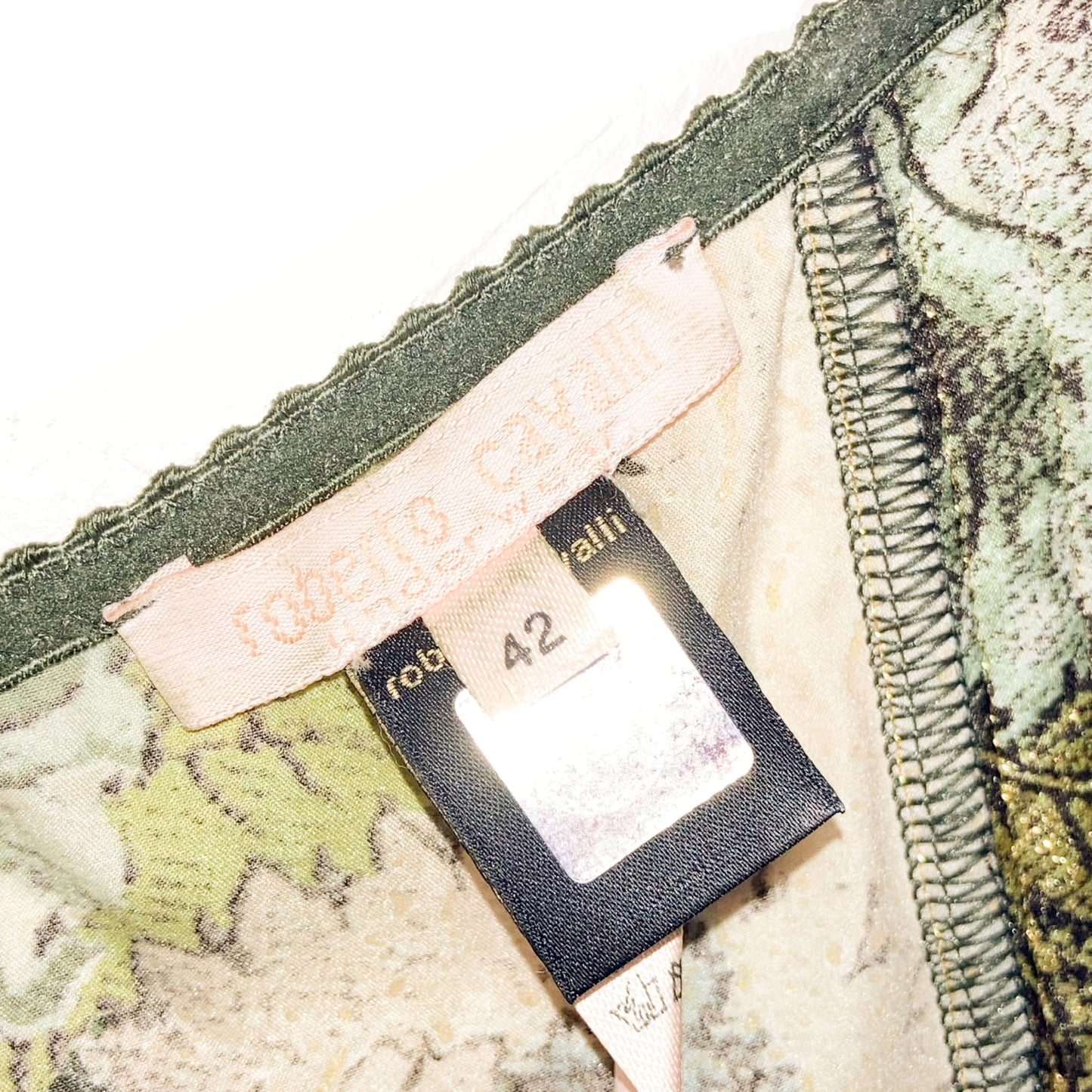 Roberto Cavalli S/S 2003 silk corset