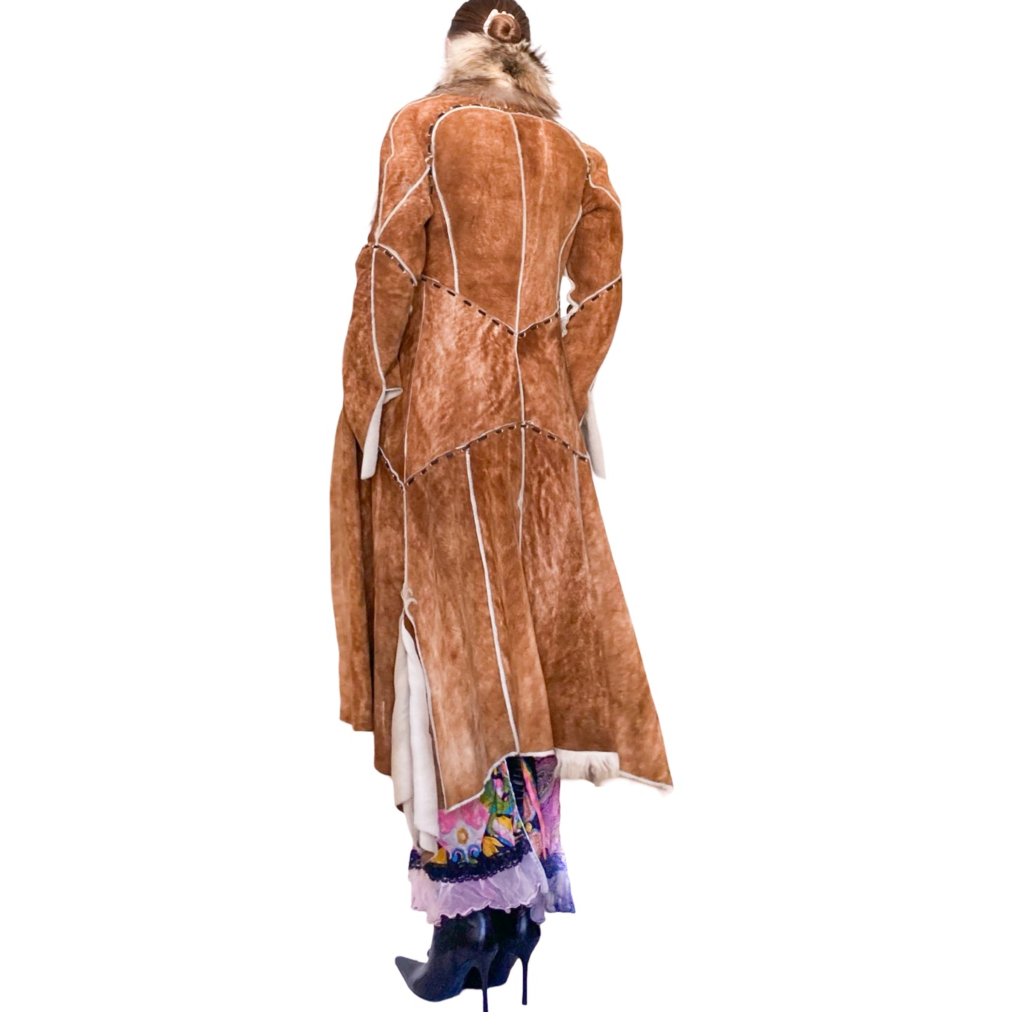 Roberto Cavalli F/W 2001 réversible fur coat - runway