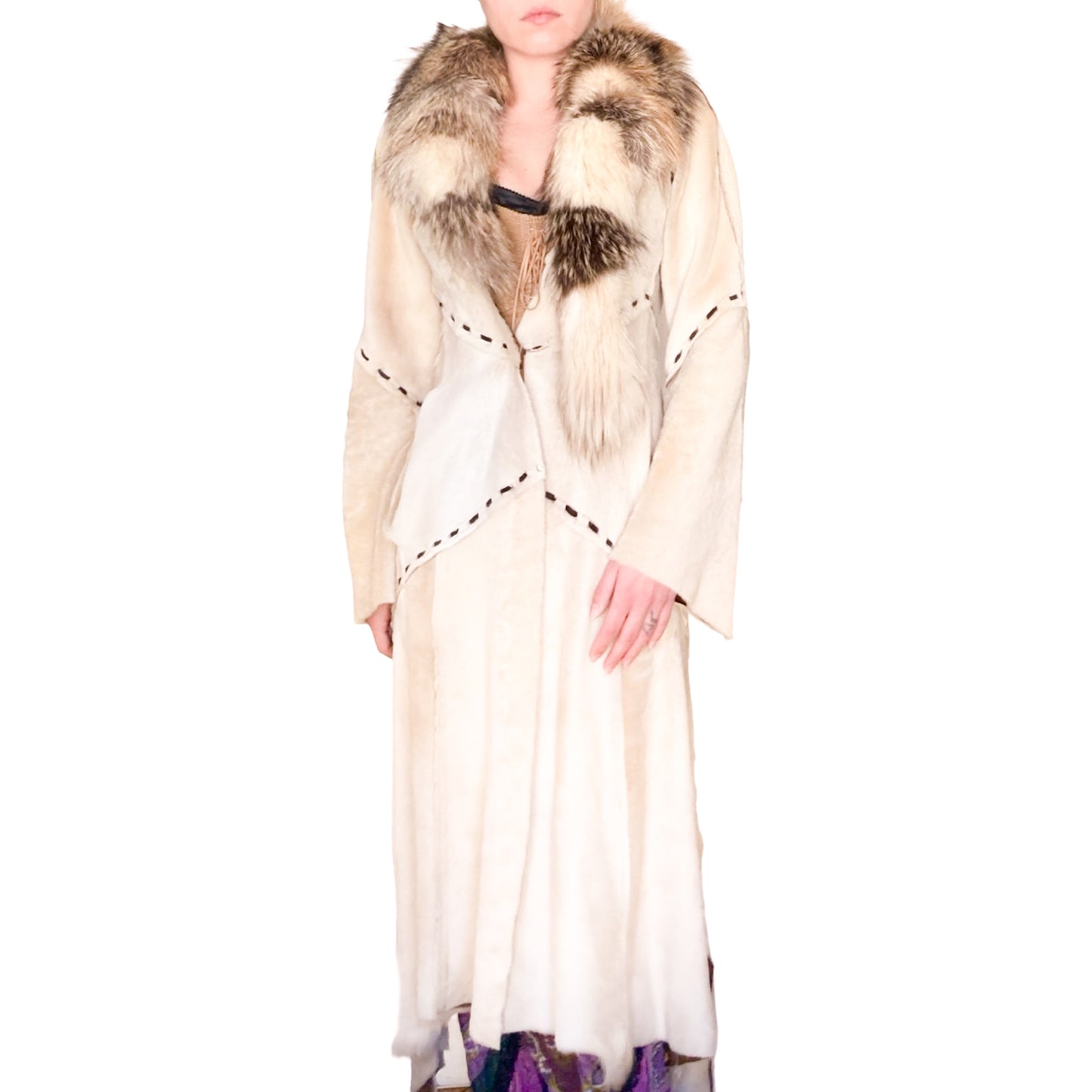 Roberto Cavalli F/W 2001 réversible fur coat - runway