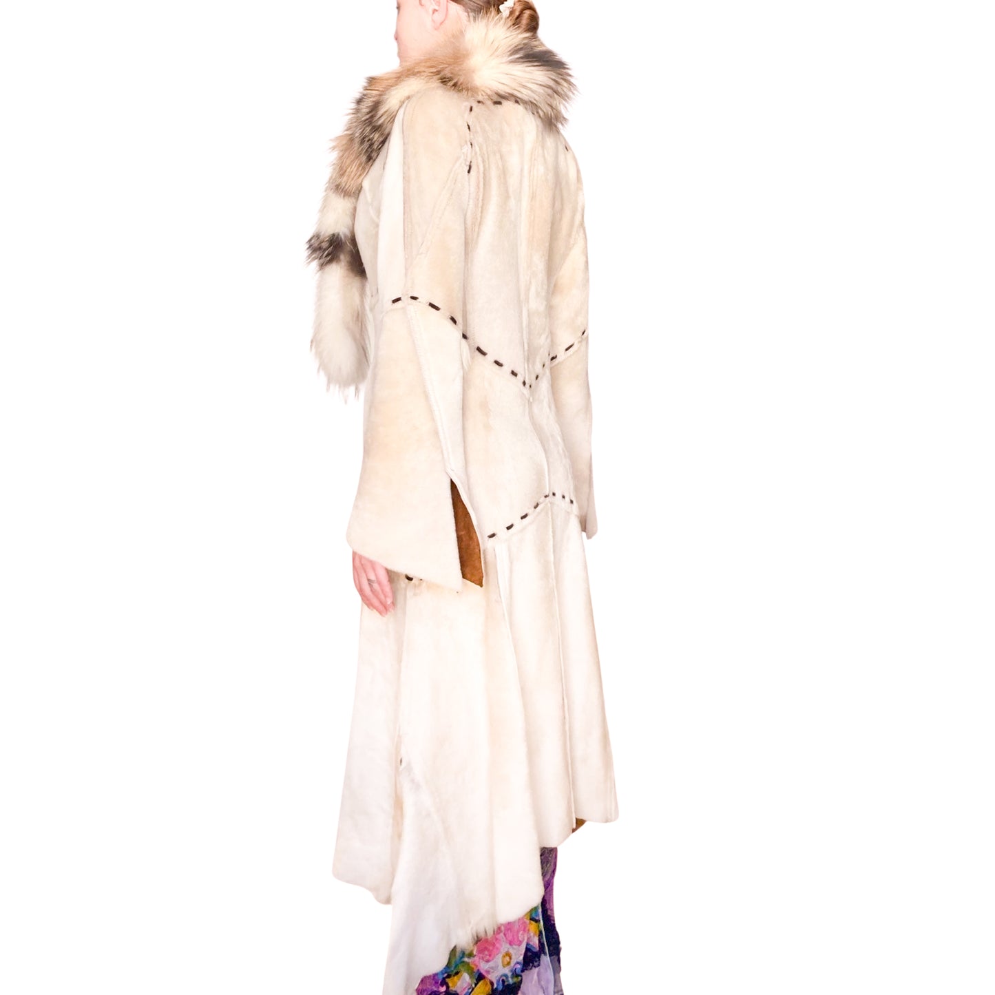 Roberto Cavalli F/W 2001 réversible fur coat - runway