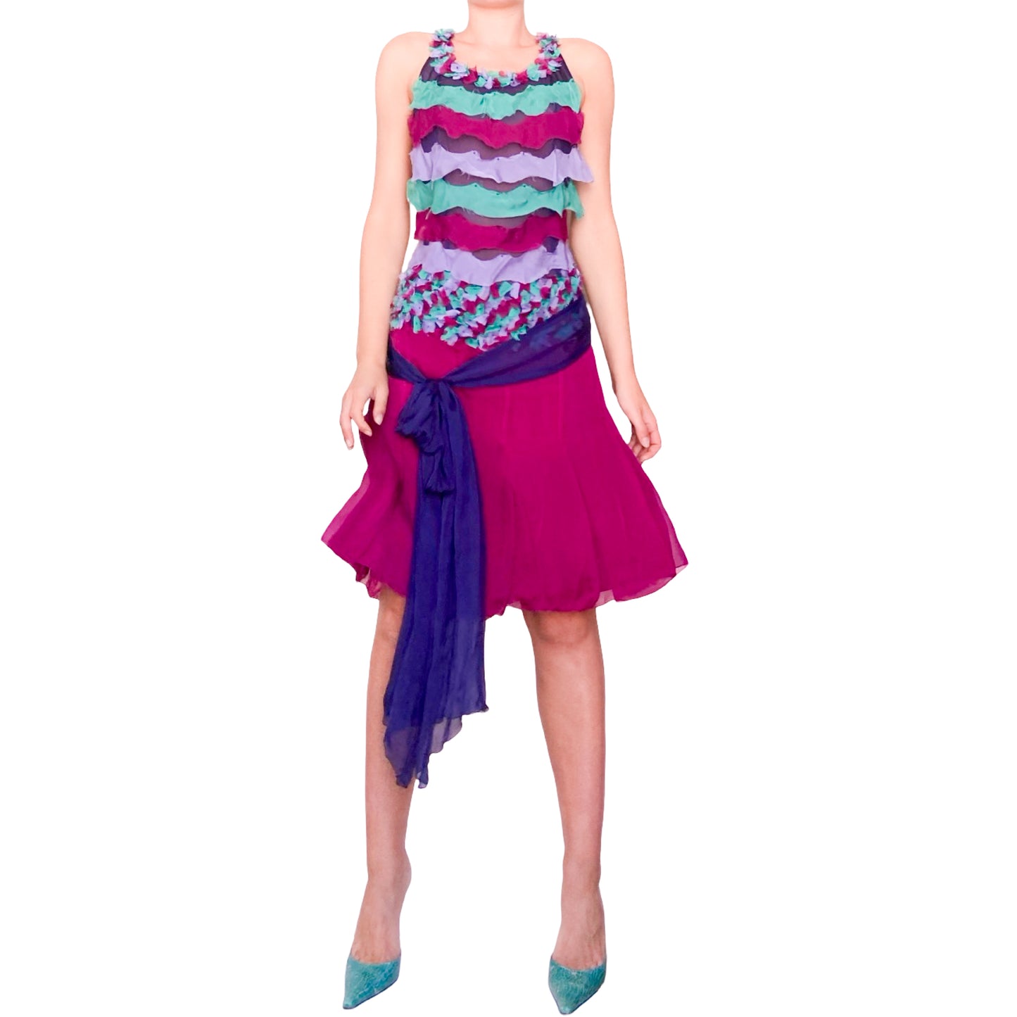 Salvatore Ferragamo S/S 2006 silk dress
