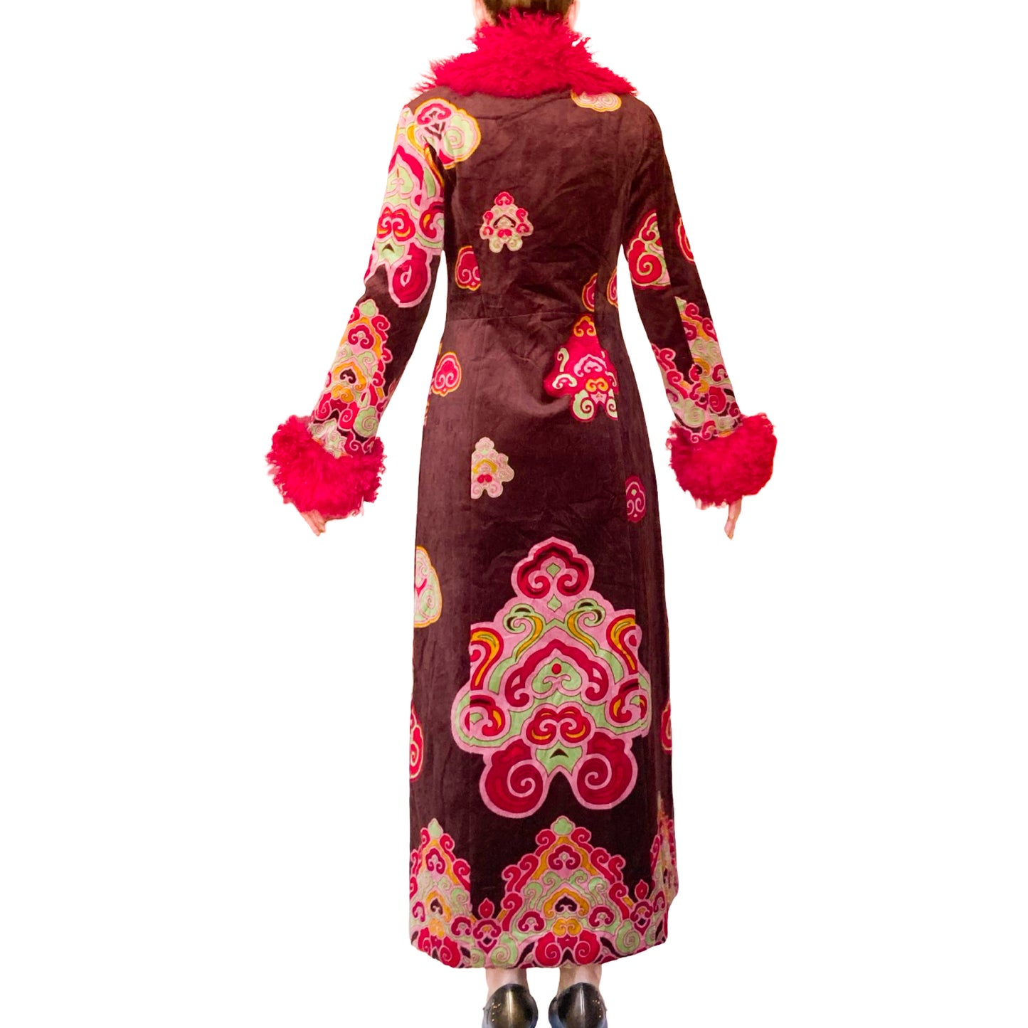 Voyage Passion 2000's maxi bohemian coat