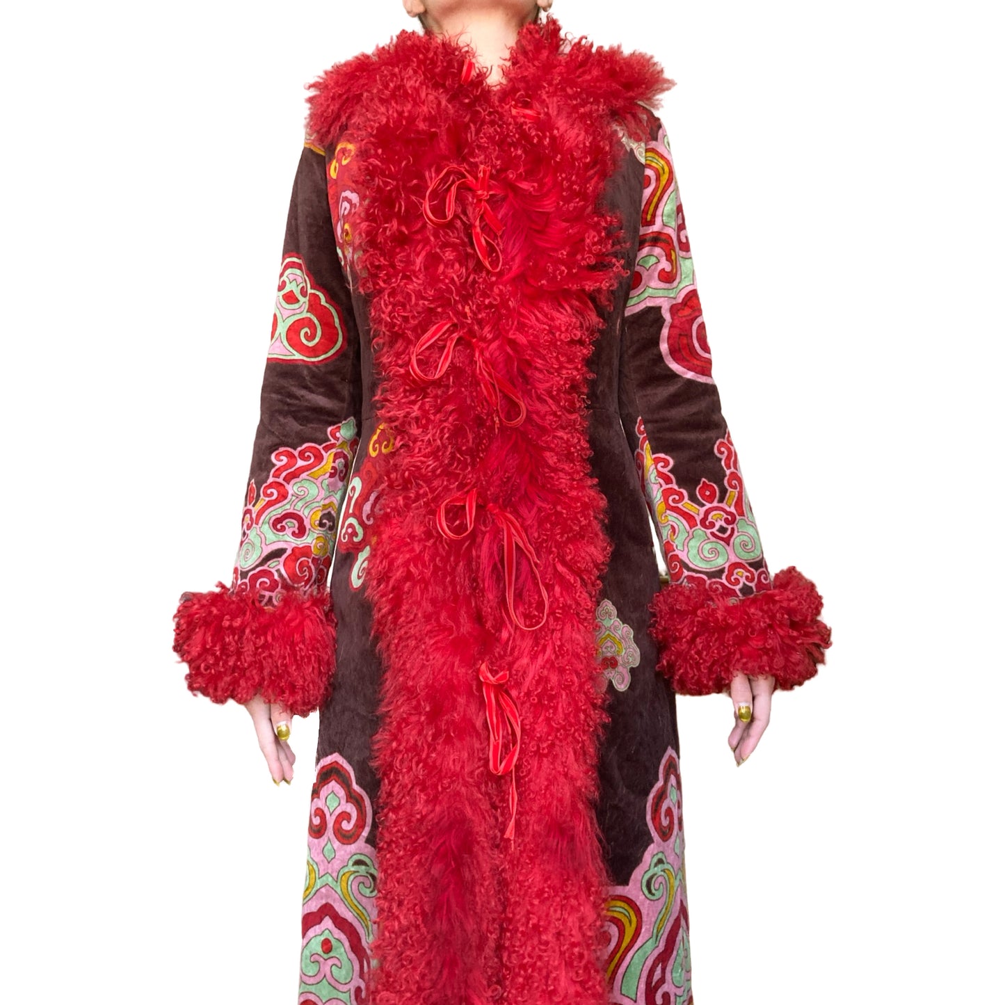 Voyage Passion 2000's maxi bohemian coat