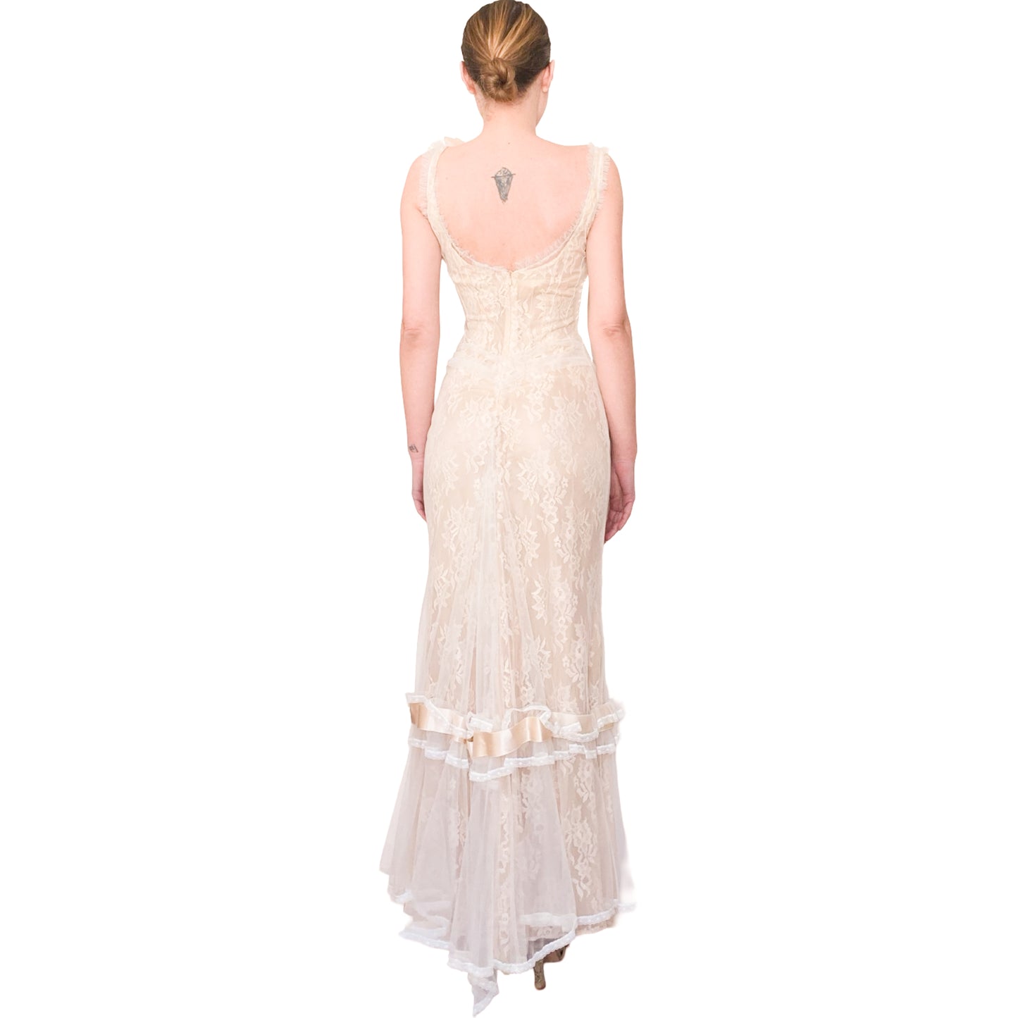 Spanish Designer 2000's lace gown