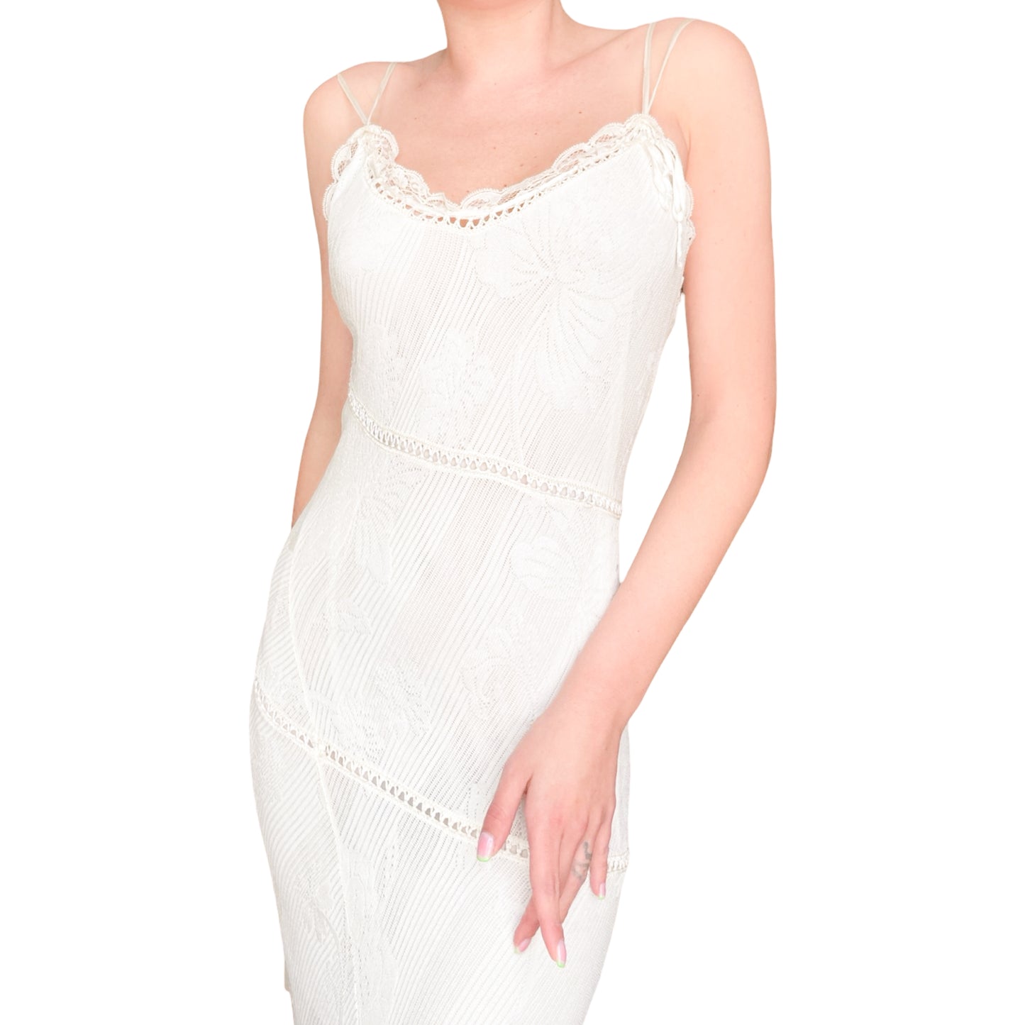 Emanuel Ungaro S/S 2000 lace dress (dead stock)