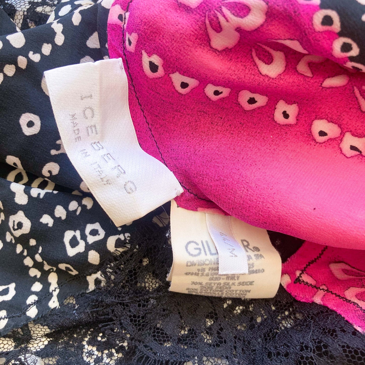 Iceberg S/S 2005 silk & lace top