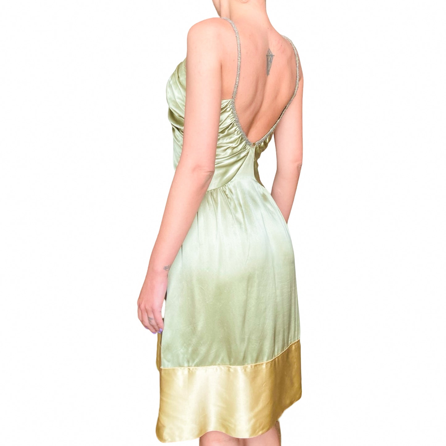 Chloe ( by Phoebe Philo ) S/S 2005 runway green dress
