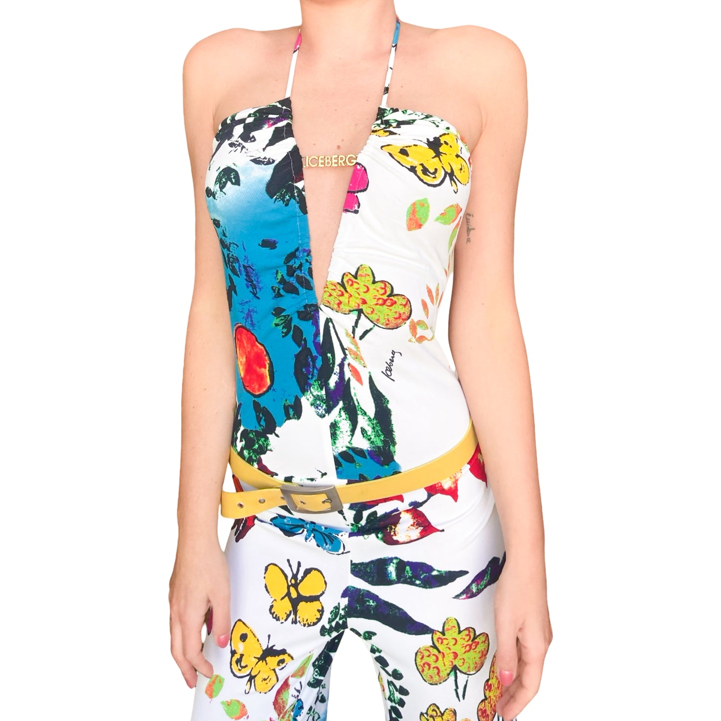 Iceberg S/S 2003 Runway Jumpsuit - White