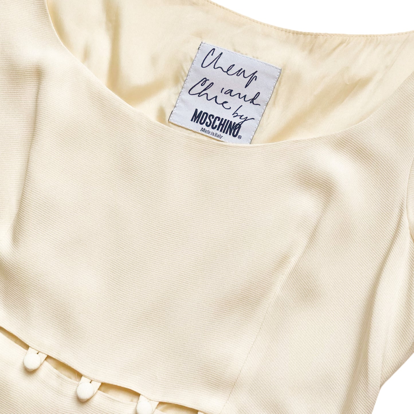 Moschino (1995) iconic puzzle dress - The Nanny