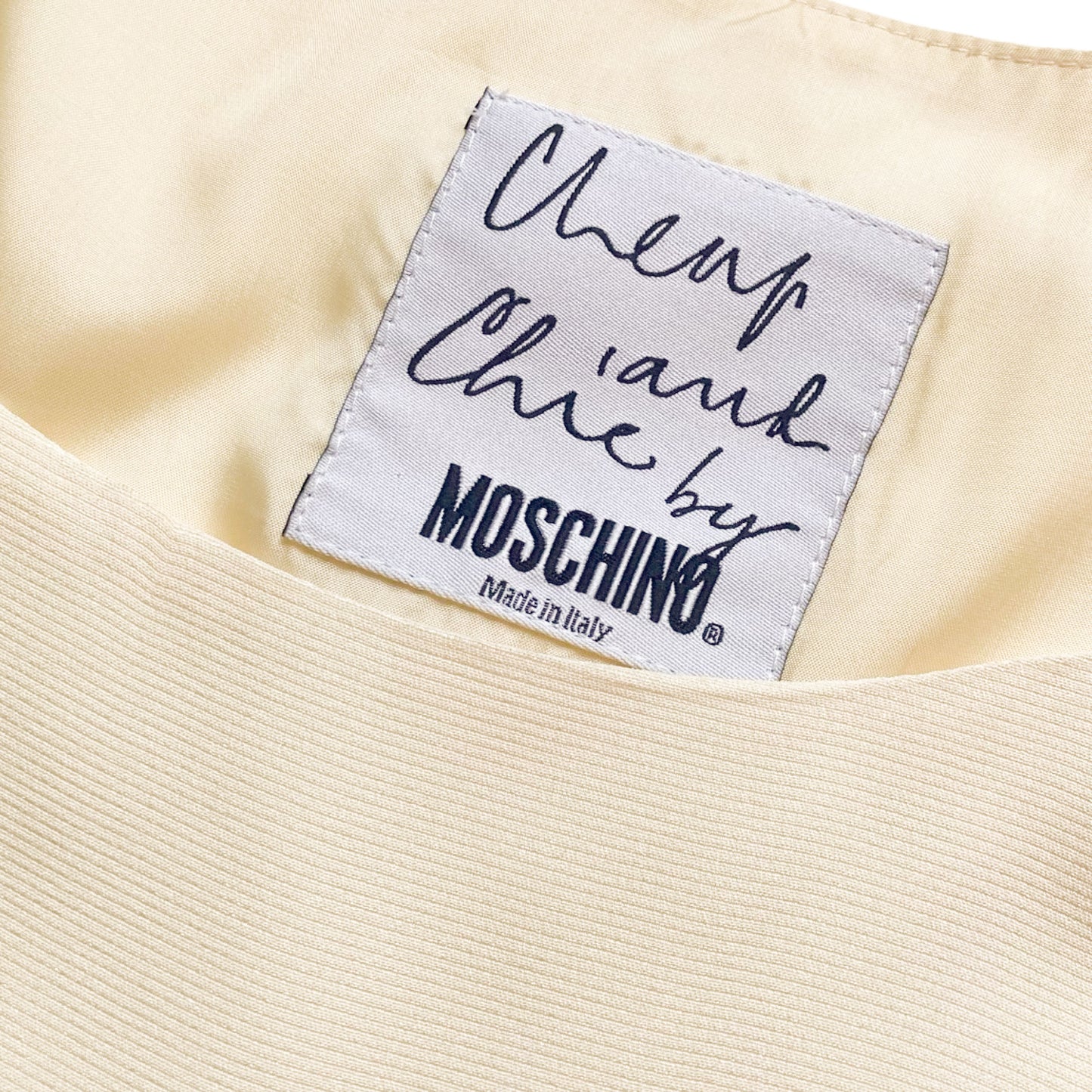 Moschino (1995) iconic puzzle dress - The Nanny