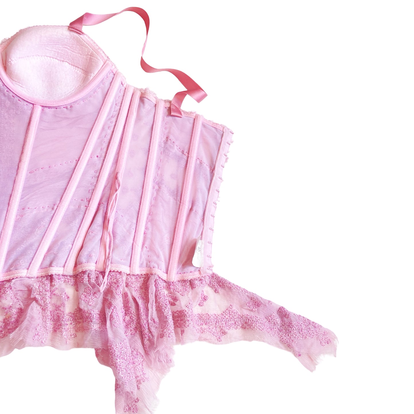 Ermanno Scervino S/S 2005 runway silk corset