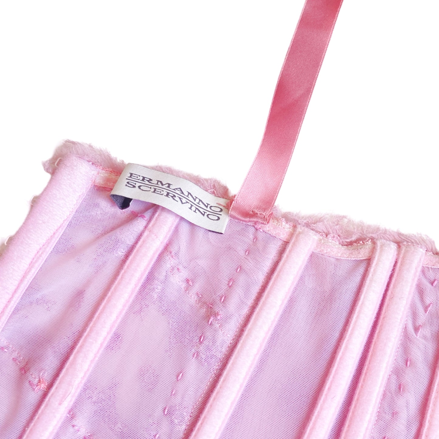 Ermanno Scervino S/S 2005 runway silk corset