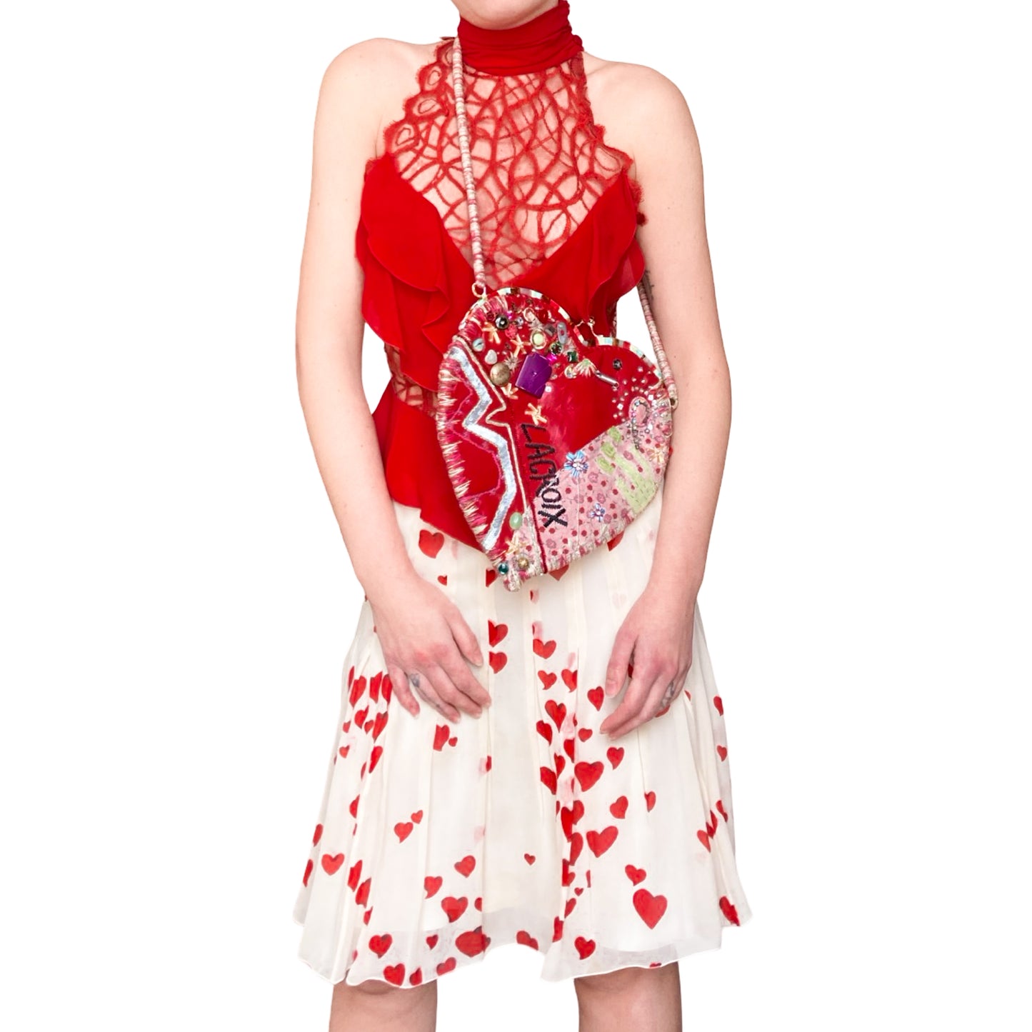 Christian Lacroix 2000's rare heart bag