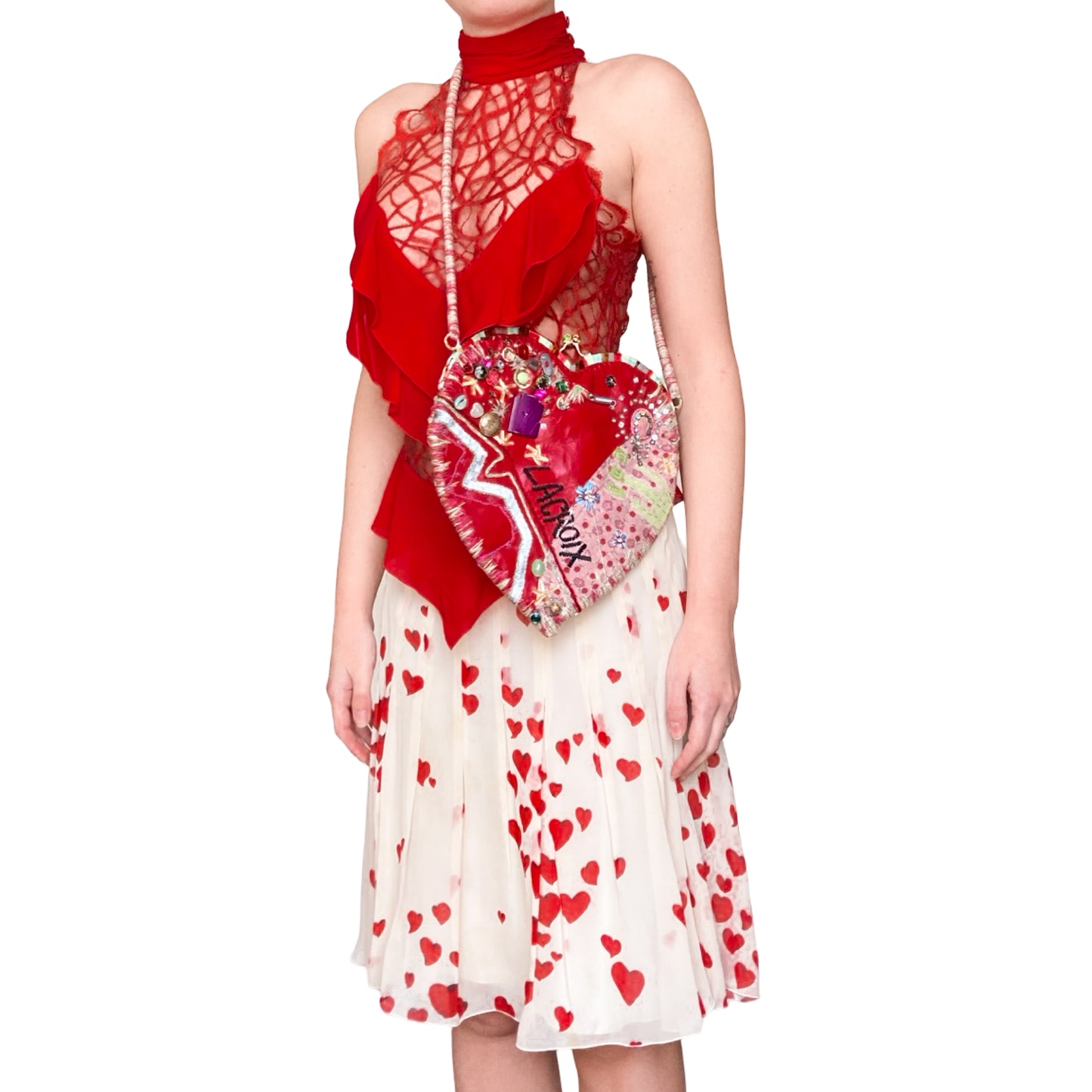 Christian Lacroix 2000's rare heart bag